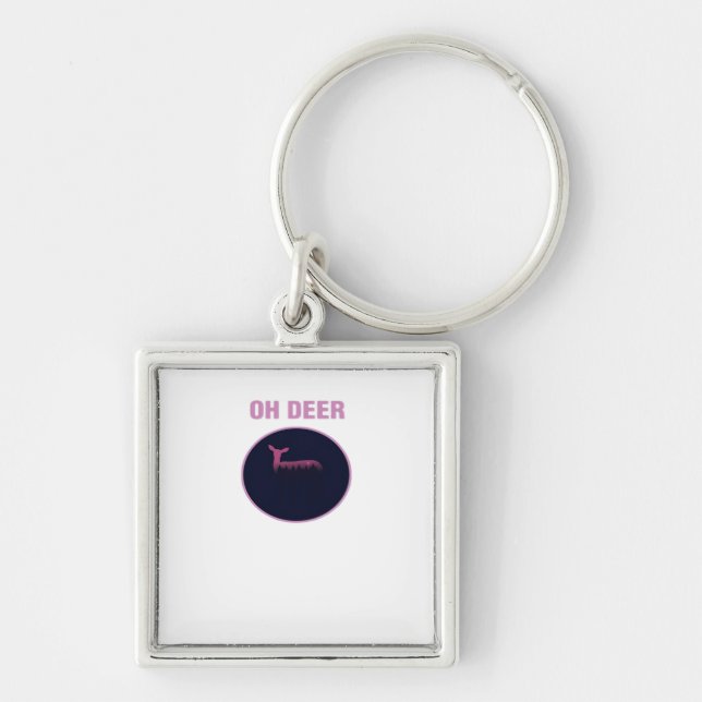 Chaveiro Oh Deer Modern Aesthetic  (Frente)