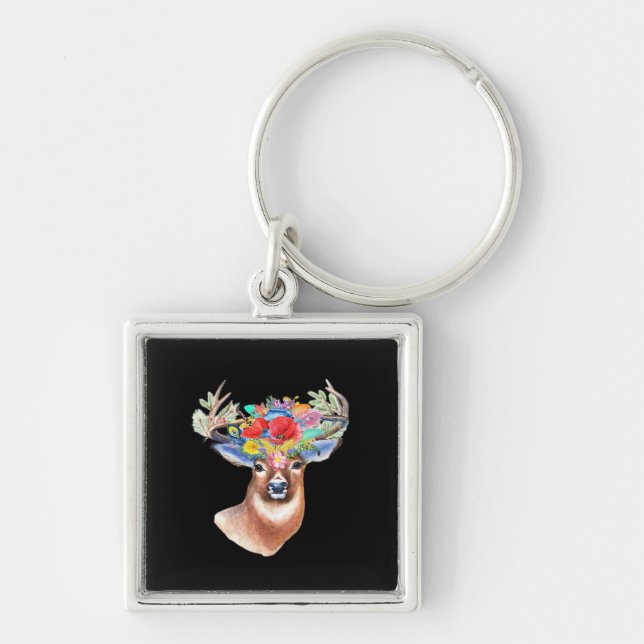 Chaveiro Oh Deer Modern Artistic Style  (Frente)