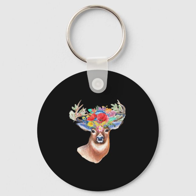 Chaveiro Oh Deer Modern Artistic Style Keychain (Frente)