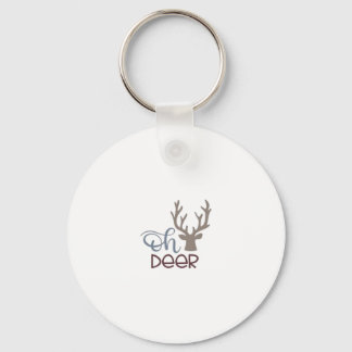 Chaveiro Oh Deer Retro Classic Design Keychain