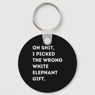 Chaveiro Oh Elefante Branco Divertido Para Adultos Menores