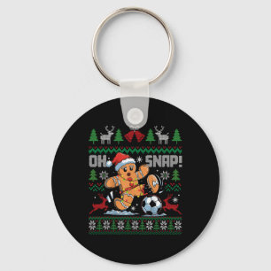 Chaveiro Oh Snap Futebol Homem de Biscoito de Natal Natal X