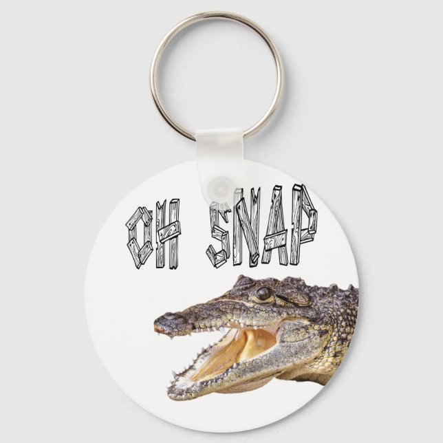 Chaveiro OH SNAP - Gator Irritado (Frente)
