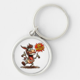 Chaveiro Oh Well Donkey - Quote Keychain