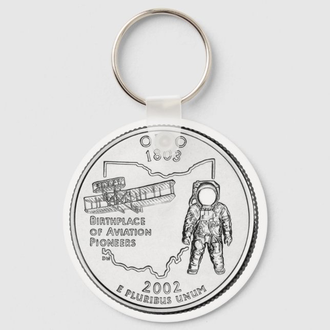 Chaveiro Ohio State Quarter (Frente)