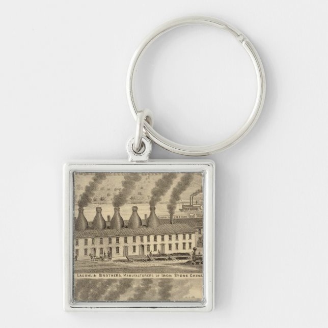 Chaveiro Ohio Valley Pottery, Laughlin Brothers (Frente)