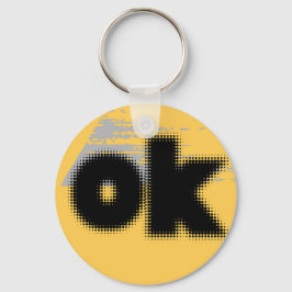 Chaveiro OK Vibes - Simples e Negrito"