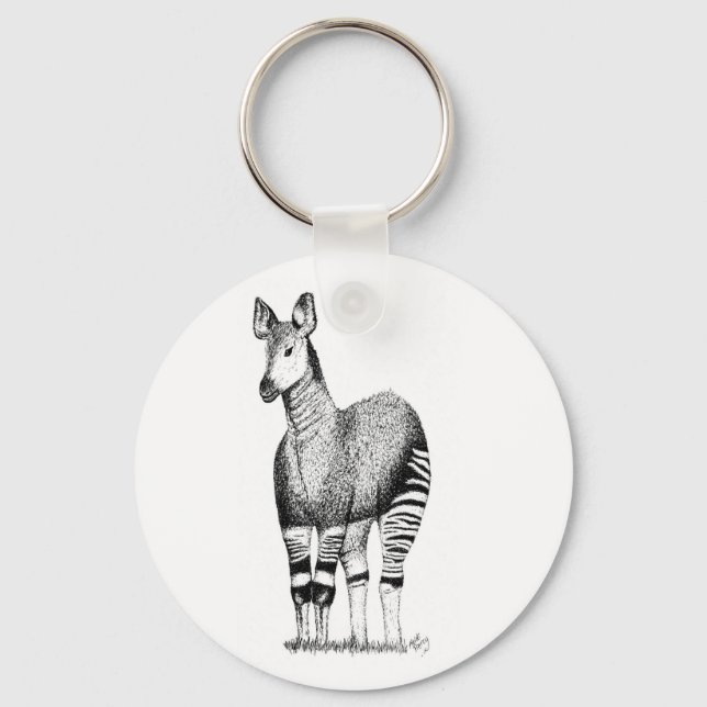 Chaveiro Okapi Art Keyring (Frente)
