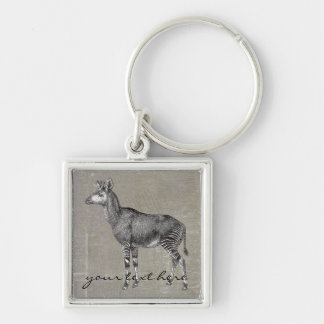 Chaveiro Okapi do vintage