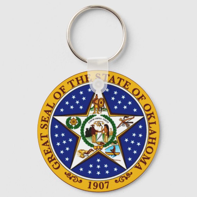 Chaveiro Oklahoma State Seal (Frente)