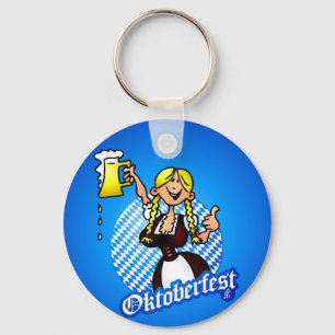 Chaveiro Oktoberfest - menina em um dirndl