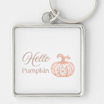 Olá Abóbora Floral Outono Presente de Halloween Fo