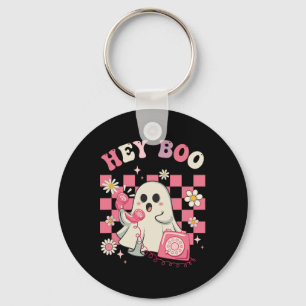 Chaveiro Olá Boo Groovy, Dia de as Bruxas engraçado Fantasm