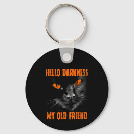 Chaveiro Olá Escuridão Meu Velho Amigo: Edição de Halloween