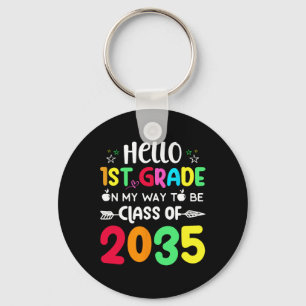 Chaveiro Olá, Grau 1rua, a caminho da Classe 2035.