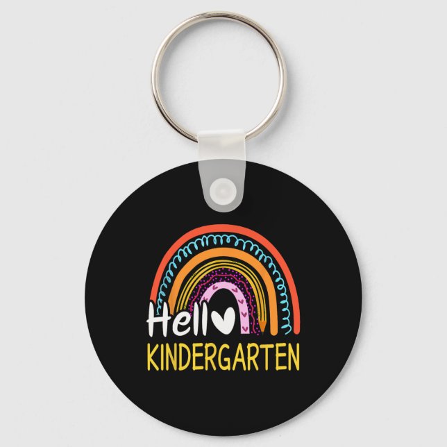 Chaveiro Olá Professora da Equipe do Jardim de Infância de  (Frente)