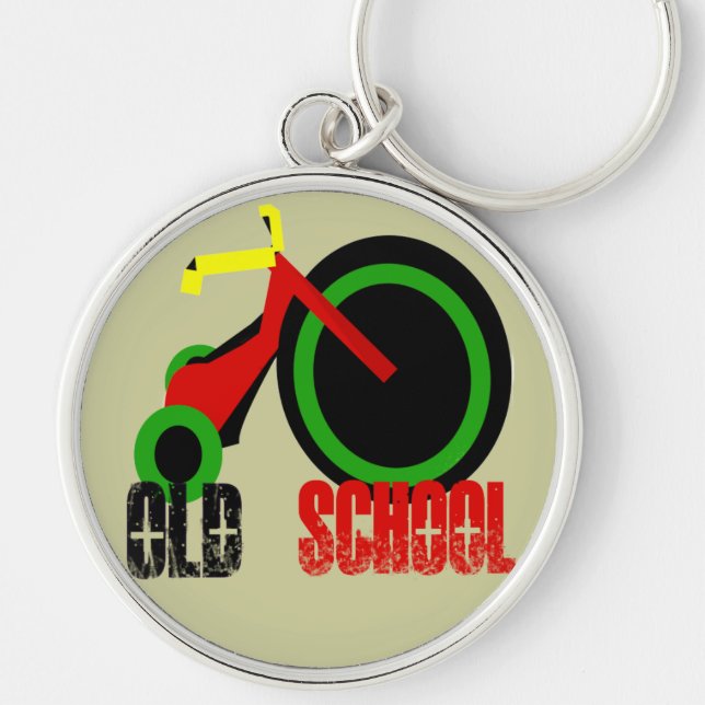Chaveiro Old School - Mudar cores de fundo (Frente)