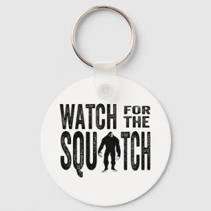 Chaveiro Olhe para o Squatch - Bigfoot engraçado