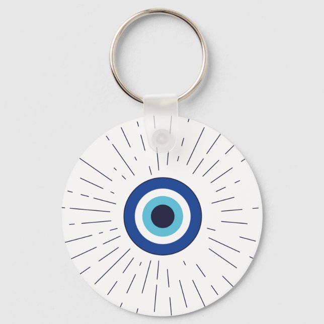 Chaveiro olho mau (azul) (Frente)