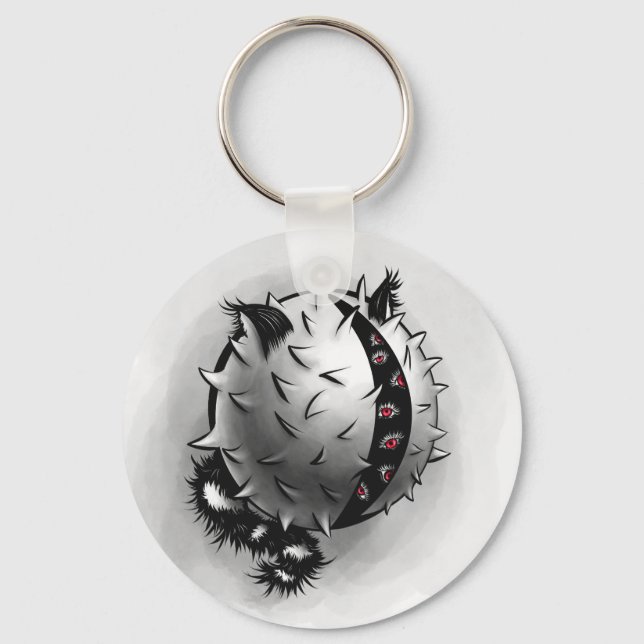 Chaveiro Olho Monstro Spiky Ball (Frente)
