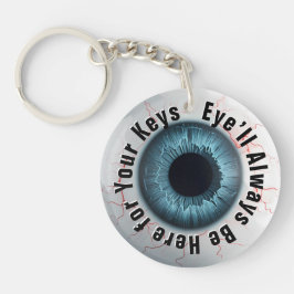 Chaveiro 👁️ olho personalizável sempre observará suas tecl