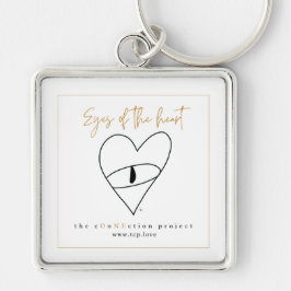 Chaveiro Olhos da cadeia-chave do coração