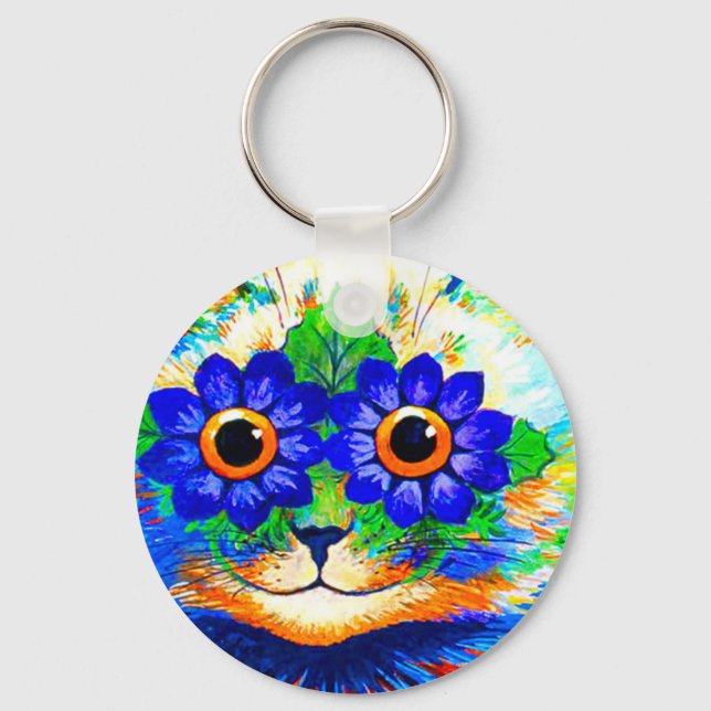 Chaveiro Olhos de Flor de Gato (Frente)