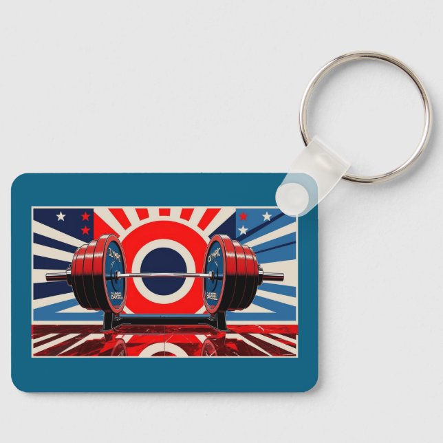 Chaveiro Olimpiadas de Arte Pop Patriótica (Frente)