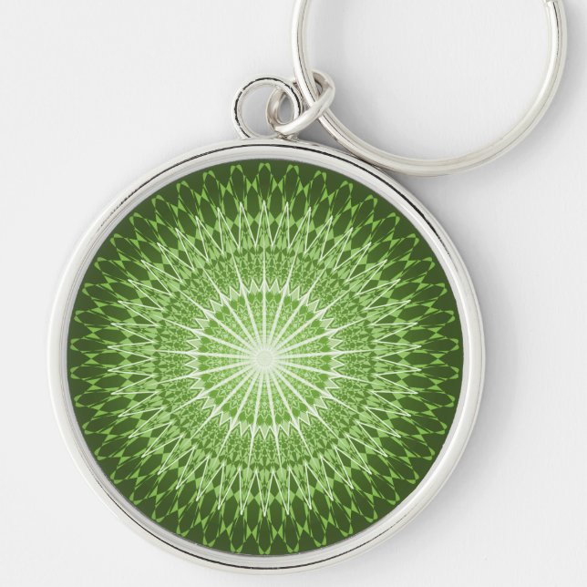 Chaveiro Olive Green Mandala (Frente)