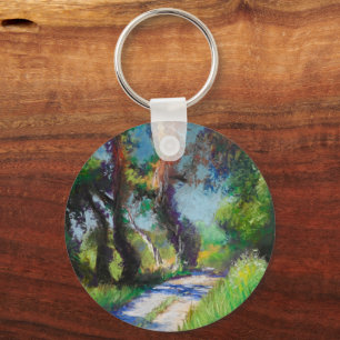 Chaveiro Oliveiral Iluminada pelo Sol Paisagem Pastel