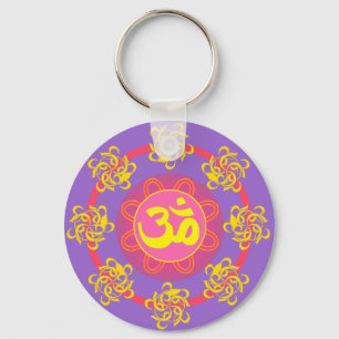 Chaveiro Om com espirros e cores!