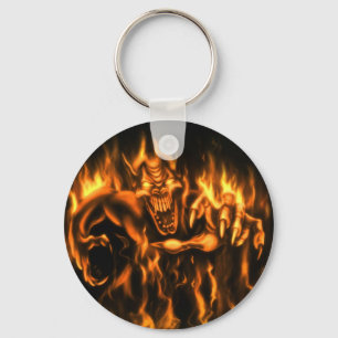 Chaveiro On Fire Keychain, porta-chaves/