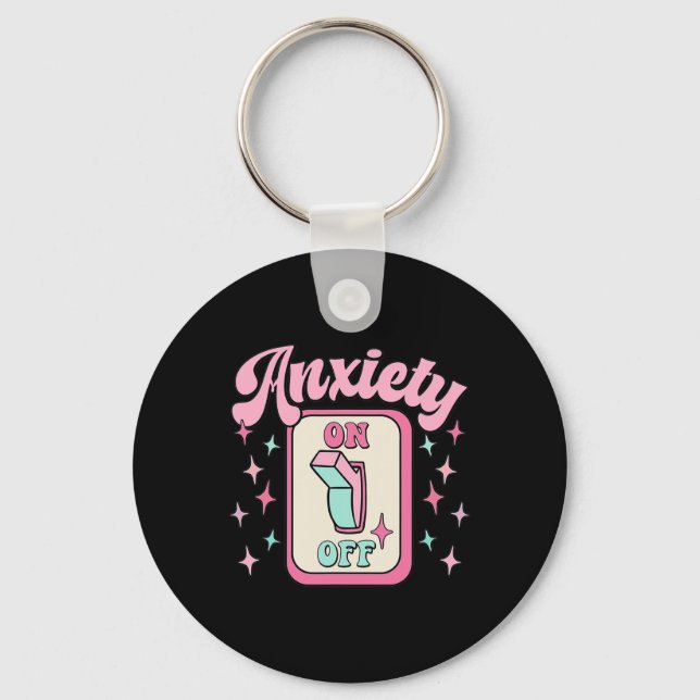 Chaveiro On Off (Desativado) Switch Divertido Mental Health (Frente)