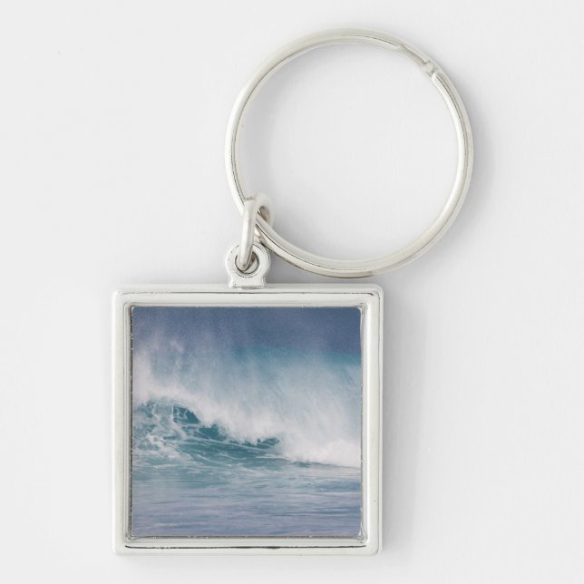 Chaveiro Onda azul caindo, Maui, Havaí, EUA 3 (Frente)