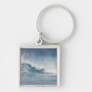 Chaveiro Onda azul quebrando, Maui, Havaí, EUA 3