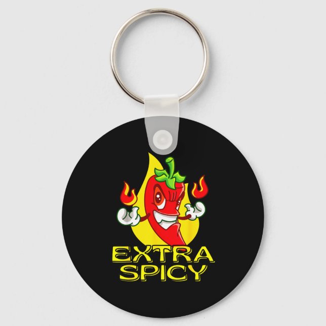 Chaveiro Onda de calor no Chile - extra picante  (Frente)