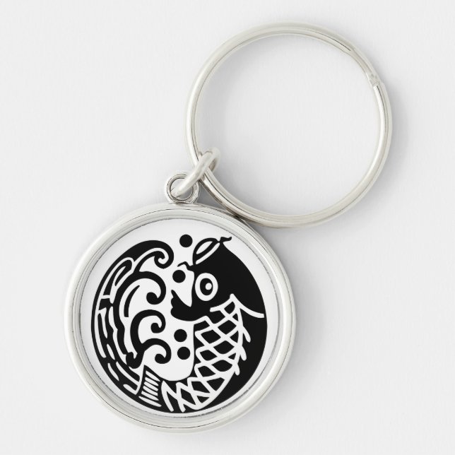 Chaveiro Onda de carpas (Frente)