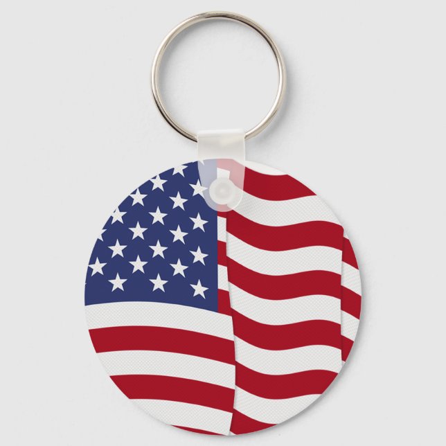 Chaveiro Onda de Sinalizador Americano (Frente)