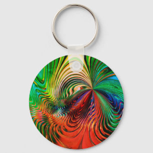 Chaveiro Ondas abstrato