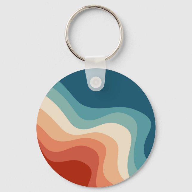 Chaveiro Ondas de estilo retrorreflector (Frente)