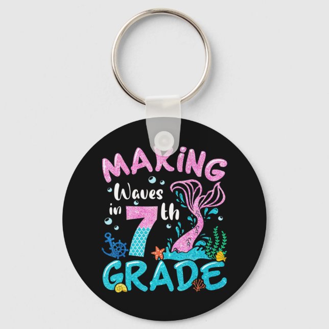 Chaveiro Ondas De fazer Na Sereia 7 De Volta À Escola G (Frente)