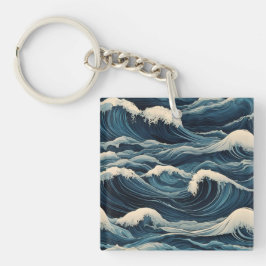 Chaveiro Ondas de tsunami