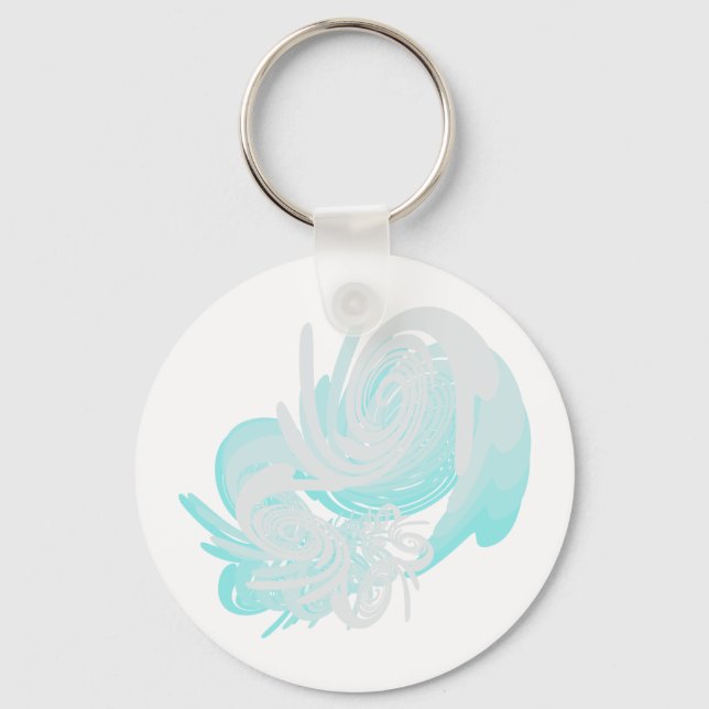 Chaveiro Ondas Fibonacci (Frente)