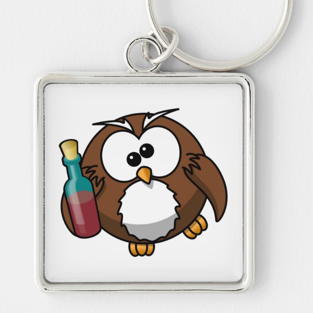 CHAVEIRO "ONDE ESTÁ A FESTA?" BEBADO OWL (Frente)