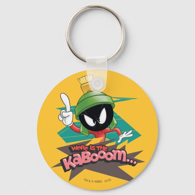 Chaveiro "Onde está o Kabooom" PONTOS MARVIN THE MARTIAN™ (Frente)