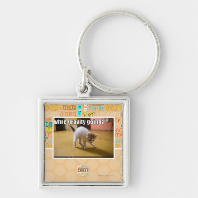 Chaveiro Onde ir da gravidade? (Frente)