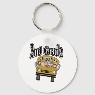 Chaveiro Ônibus escolar com crianças de segundo