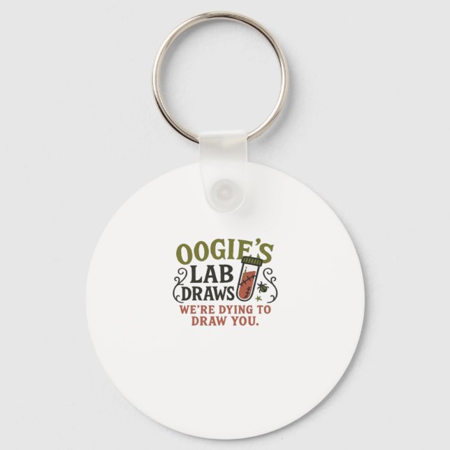 Chaveiro Oogie�s Lab Draws � Flebotomista engraçado de Hall (Frente)