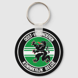 Chaveiro Oost-Vlaanderen Round Emblem