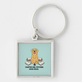 Chaveiro Opal Amante Acadêmica de Cães Escritora Retriever